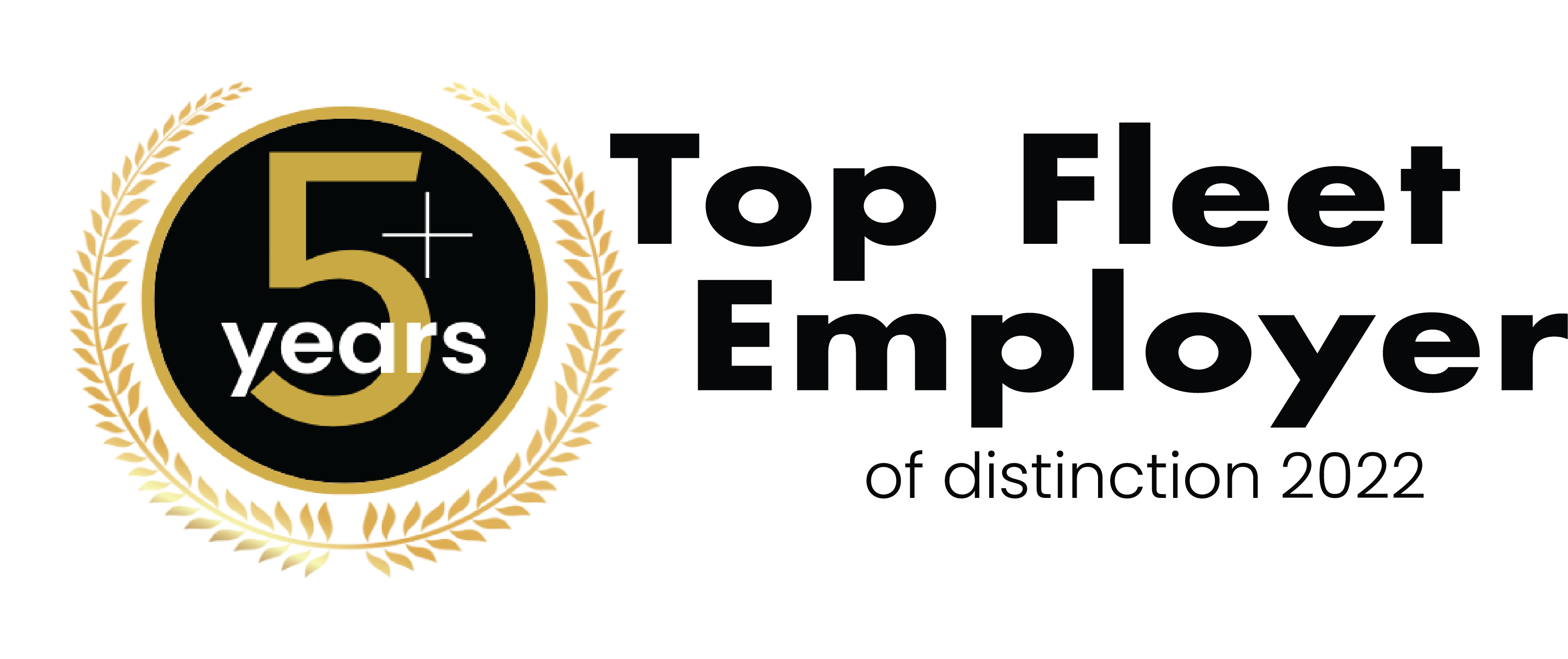 Top Fleet Employer of Distinction 2021 for five plus years logo, truck driving jobs with XTL Transport
