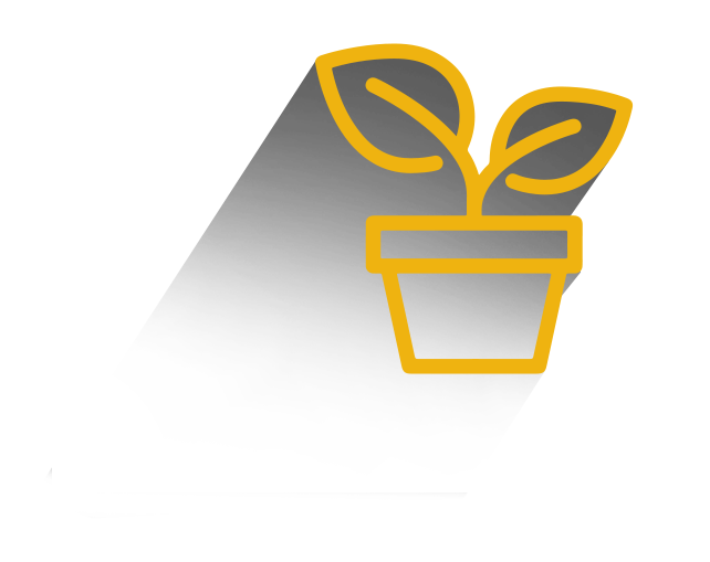 Plant in pot icon