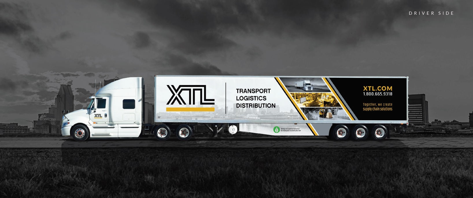 OUR NEW TRAILER WRAPS ARE ON THE ROAD! XTL Transport Inc.